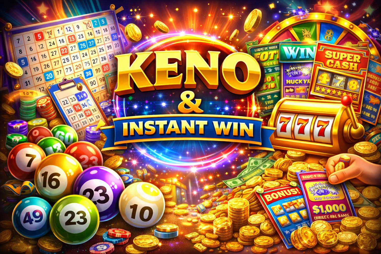 Keno Lottery Game